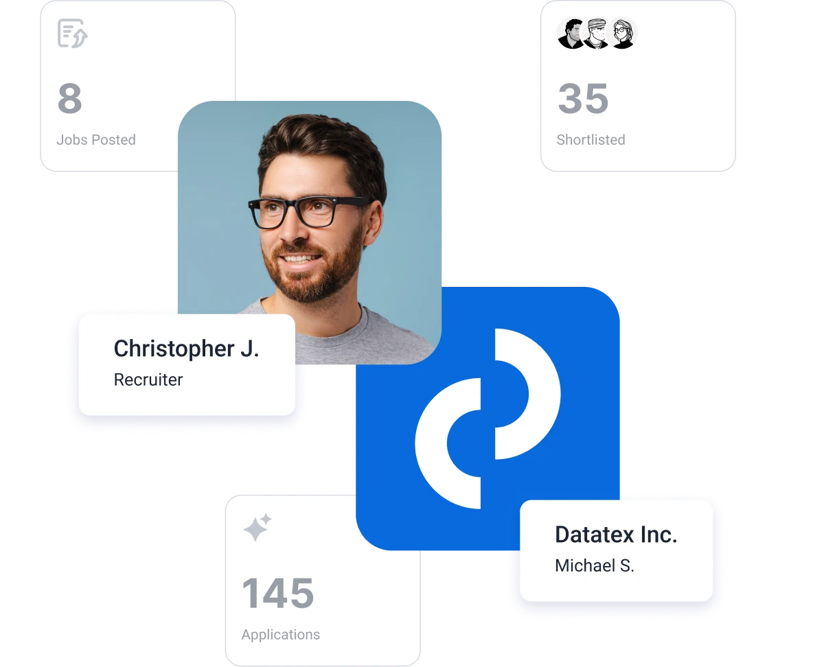 Wigiwork company and recruiter account types preview